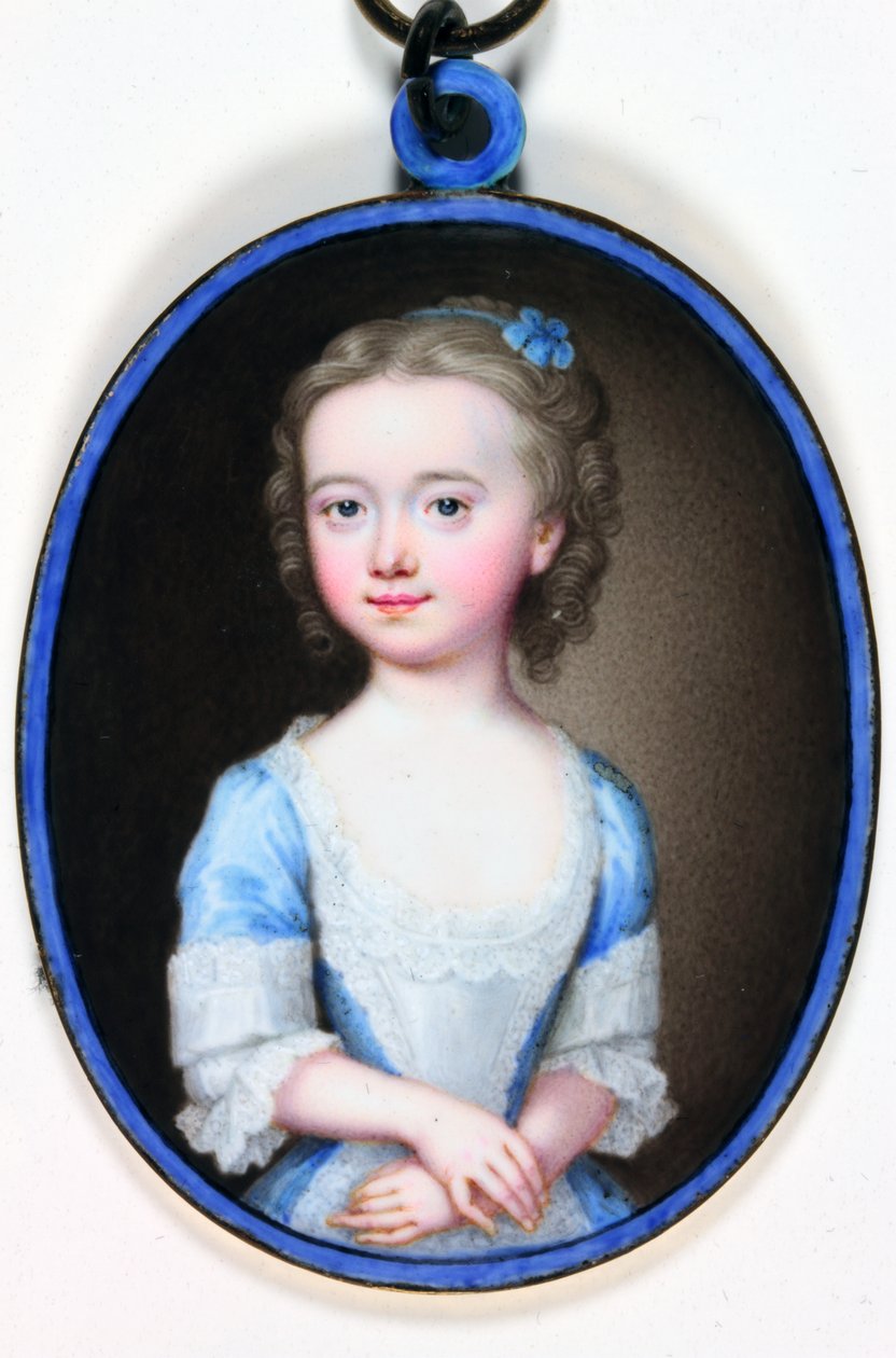 Lady Margaret Cavendish Bentinck (esmalte) de Christian Friedrich Zincke