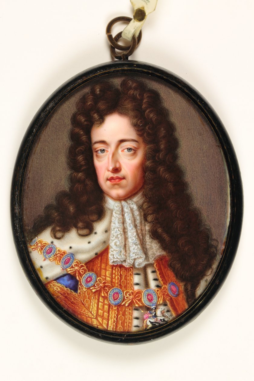 Guilherme III (wc em velino) de Christian Friedrich Zincke