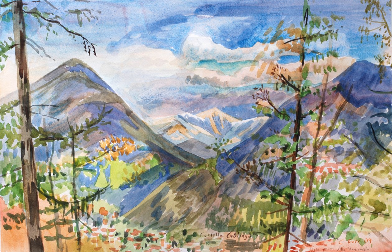 Castello Cabliago, 2009 (aguarela) de Christian Furr