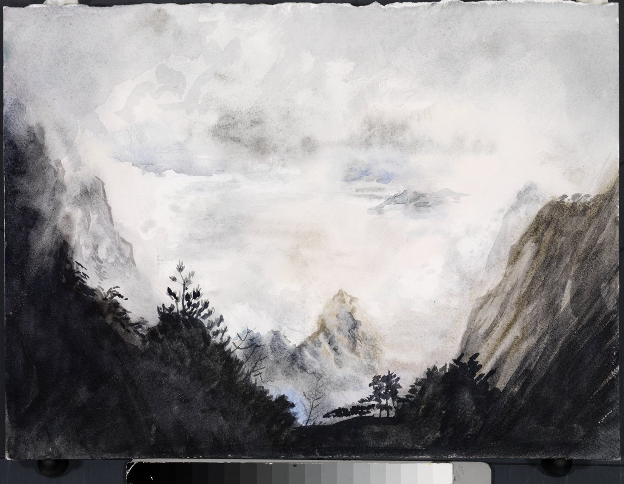 Terra dos Imortais, 2015 (aguarela sobre papel) de Christian Furr