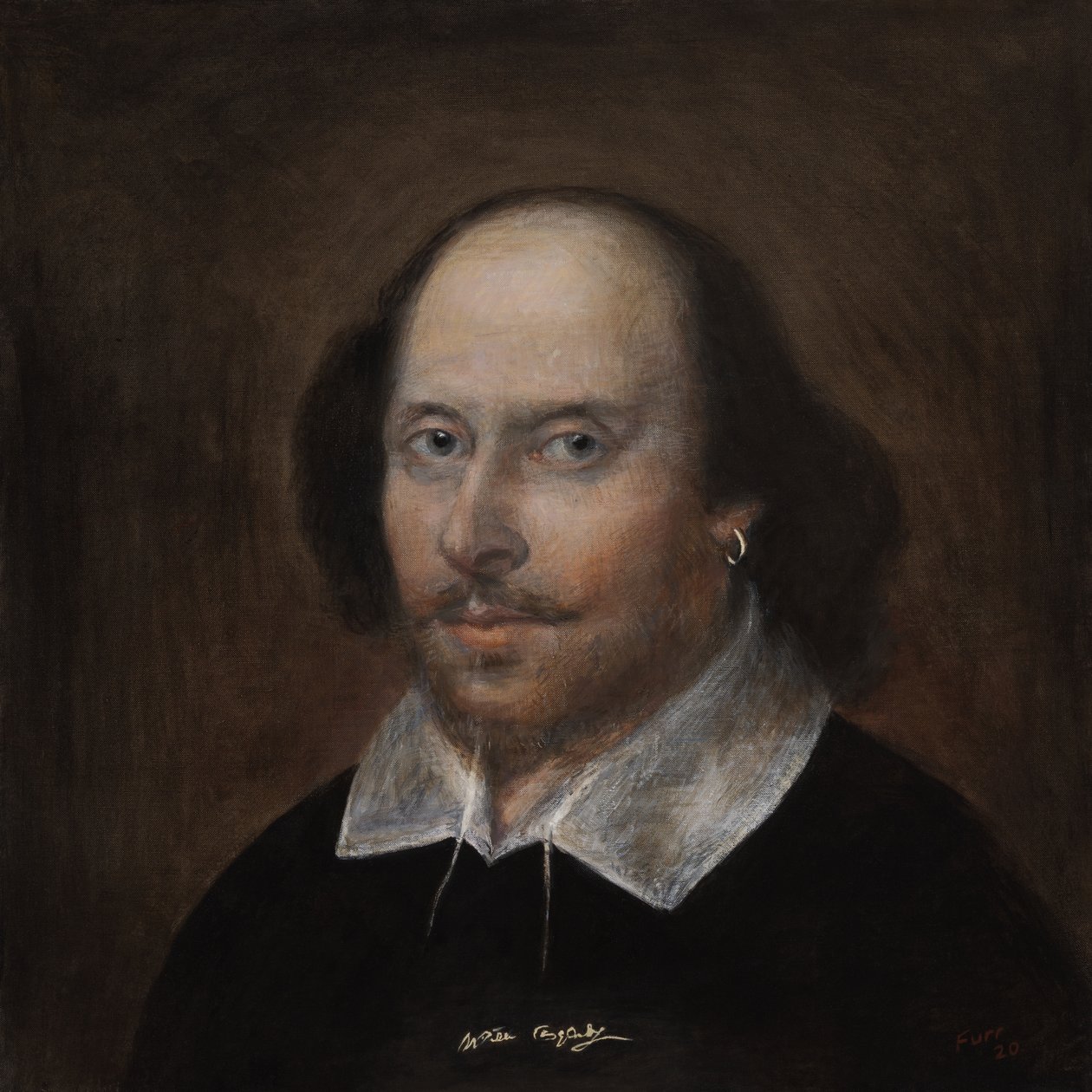 Shakespeare 2020 (óleo sobre linho) de Christian Furr