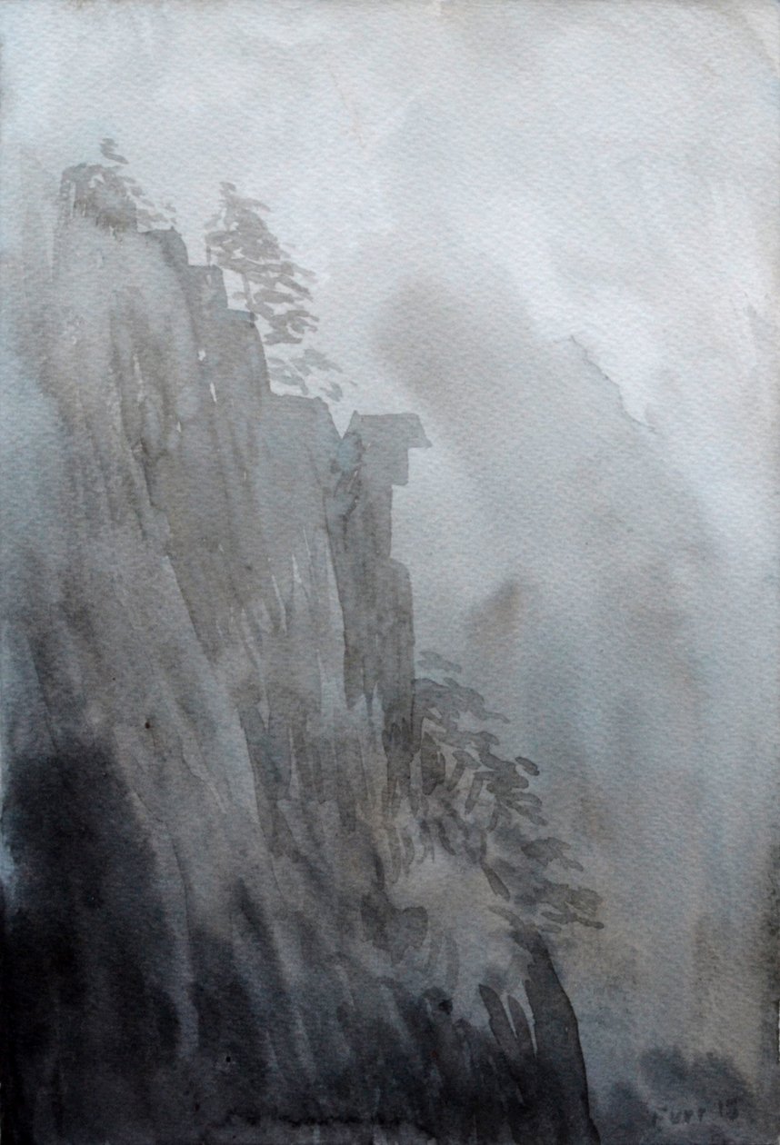 Pedra do Espírito, 2015 (aguarela sobre papel) de Christian Furr