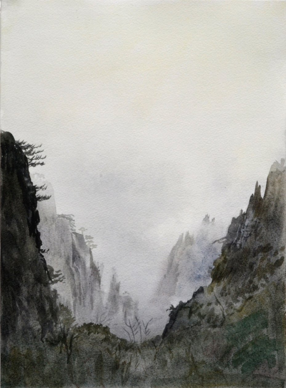 Começar a acreditar, 2015 (aguarela sobre papel) de Christian Furr