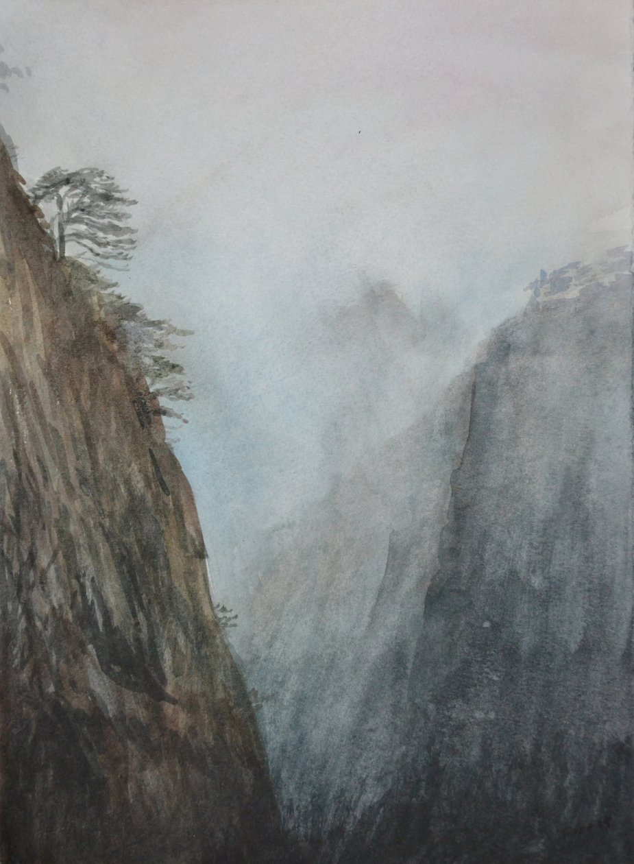 Vale do Imperador Amarelo, 2015 (aguarela sobre papel) de Christian Furr