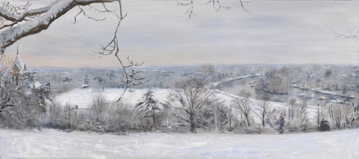 Diamantes brancos Richmond Hill Snow, 2015 (óleo sobre tela) de Christian Furr