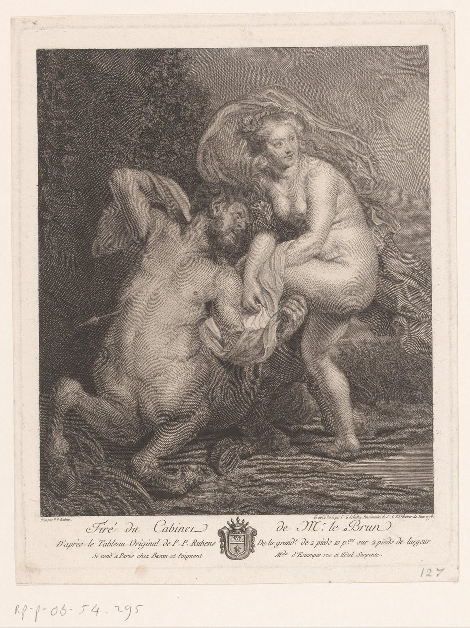 Deianeira em Nessos de Christian Gottfried Schultze