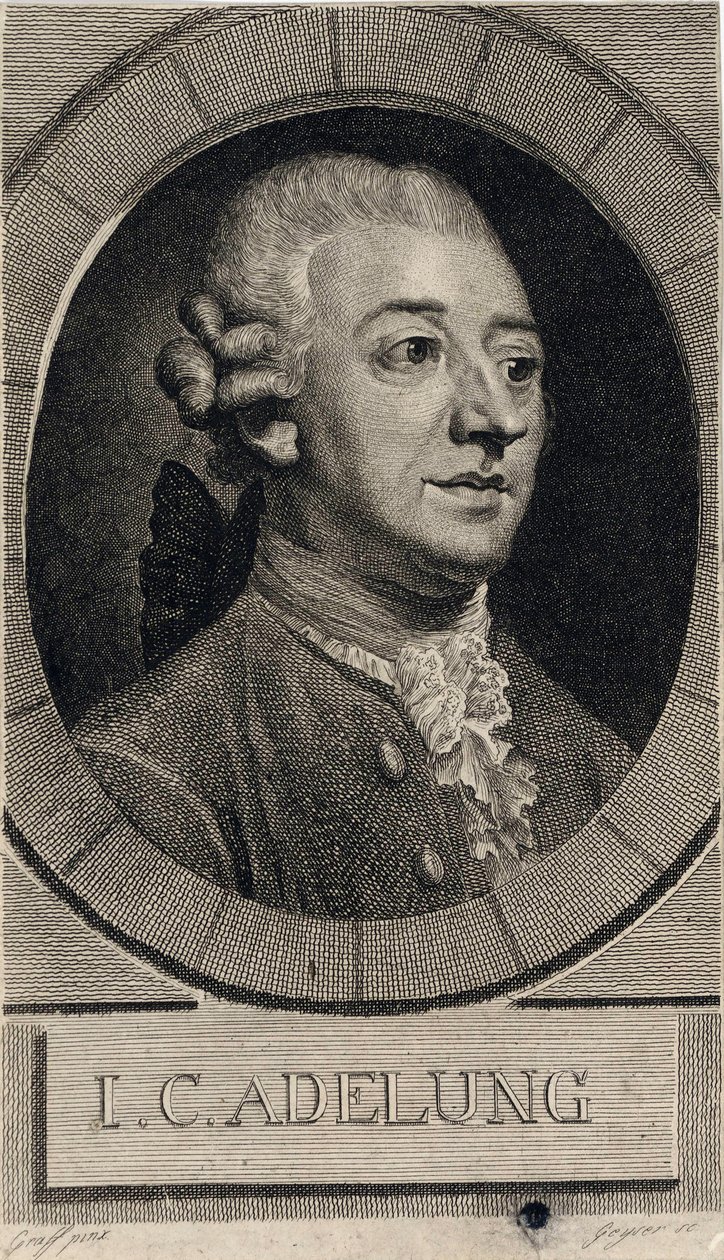 Johann Christoph Adelung 1732-1806. de Christian Gottlieb Geyser