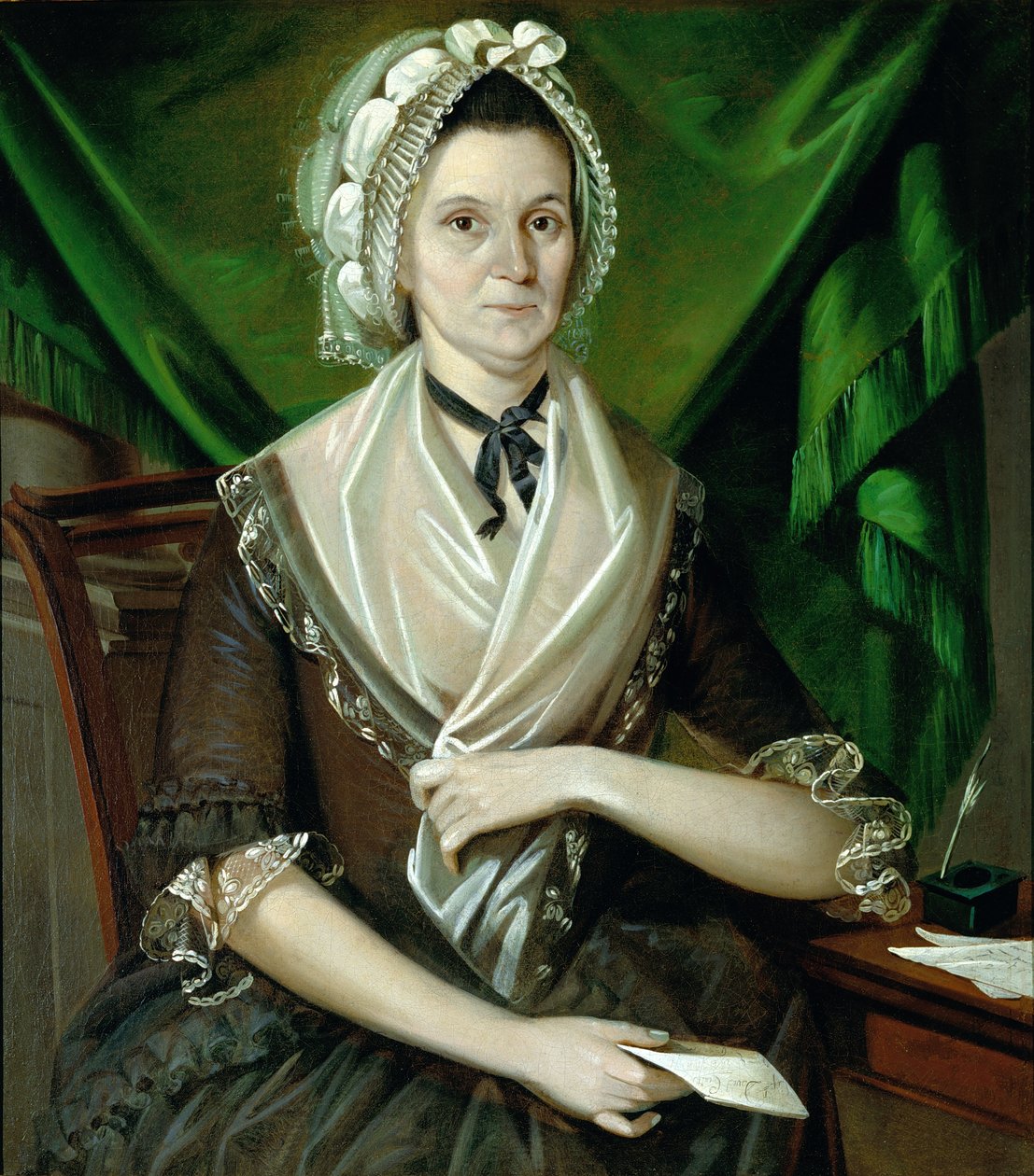 Mrs. David Coats, c.1775 (óleo sobre tela) de Christian Gullager