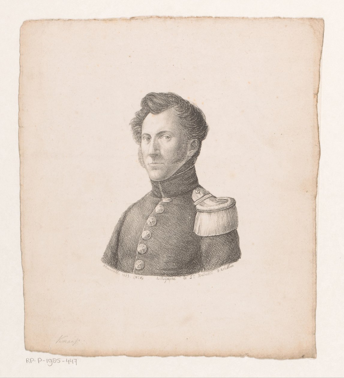 Retrato de Arnold Willem de Bruin de Christian Heinrich Gottlieb Steuerwald