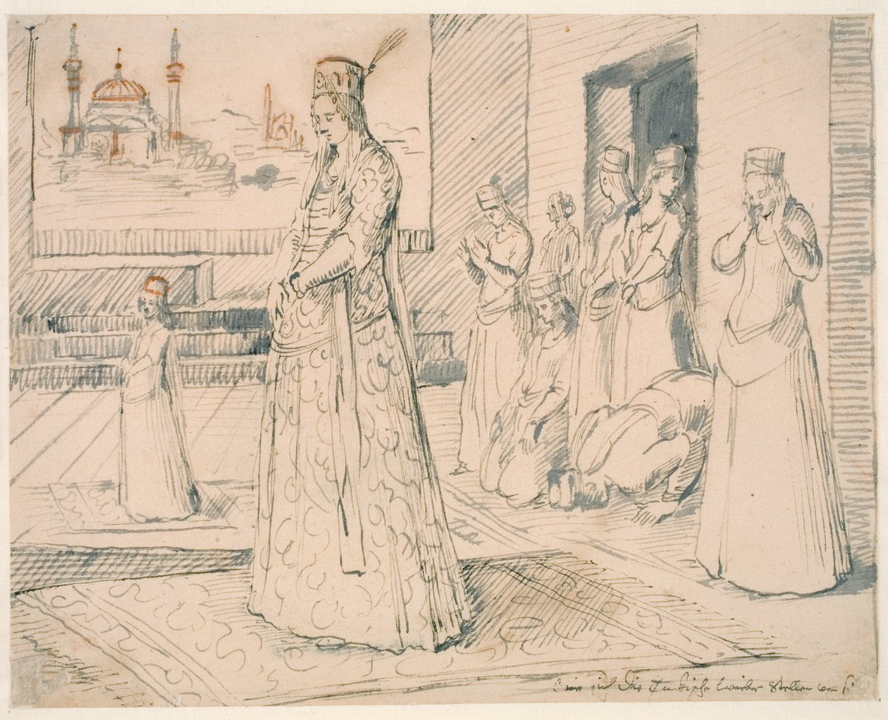 Retrato da Sra. Sarah Elisabeth Hingelberg nascida Rosenfeldt de Christian Hornemann