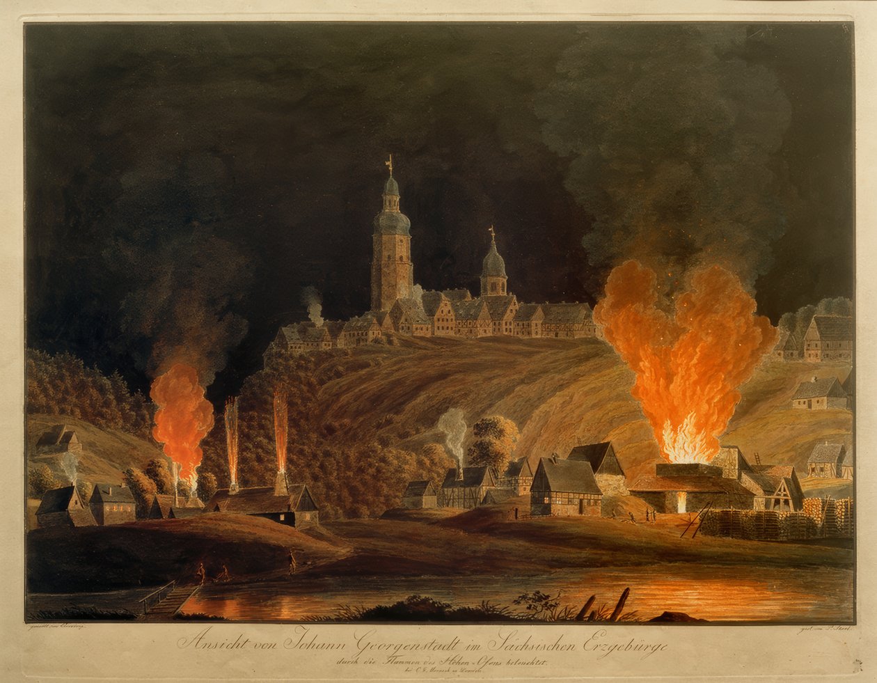 Vista Johanngeorgenstadt de Christian Johann Oldendorp