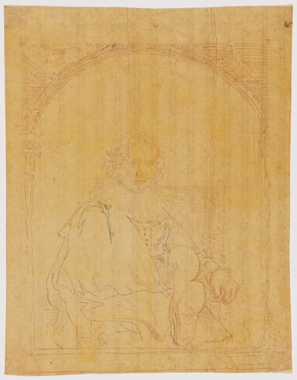 Retrato de um homem numa poltrona, de Collection d