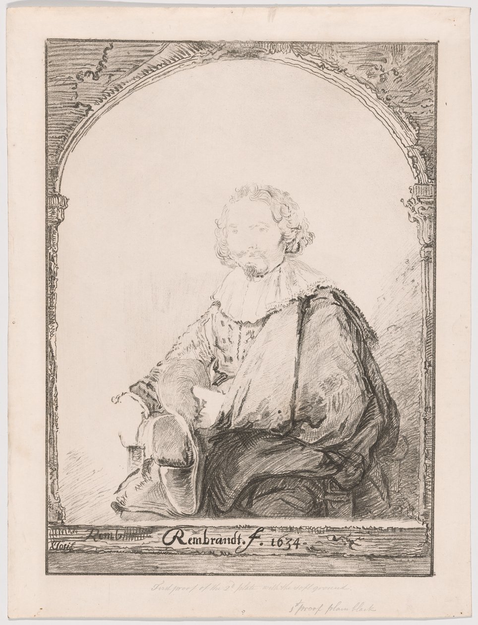 Retrato de um homem numa poltrona, de Collection d