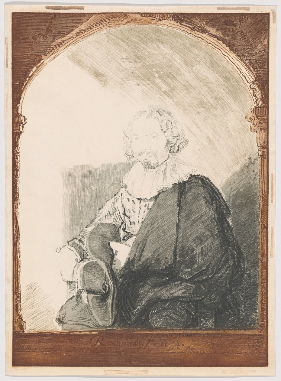 Retrato de um homem numa poltrona, de Collection d