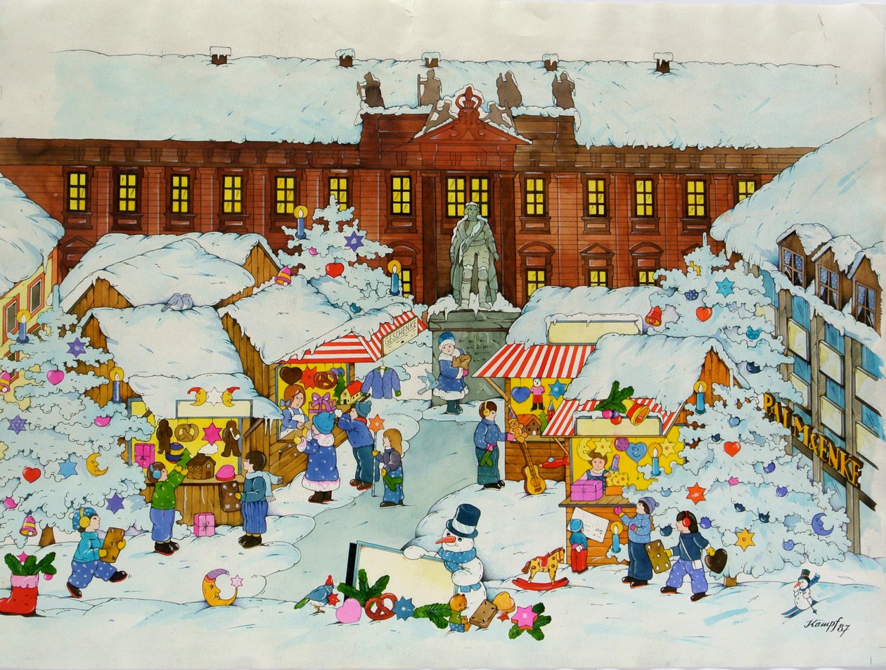 Mercado de Natal (Cidade Velha, Universidade de Erlangen) de Christian Kaempf