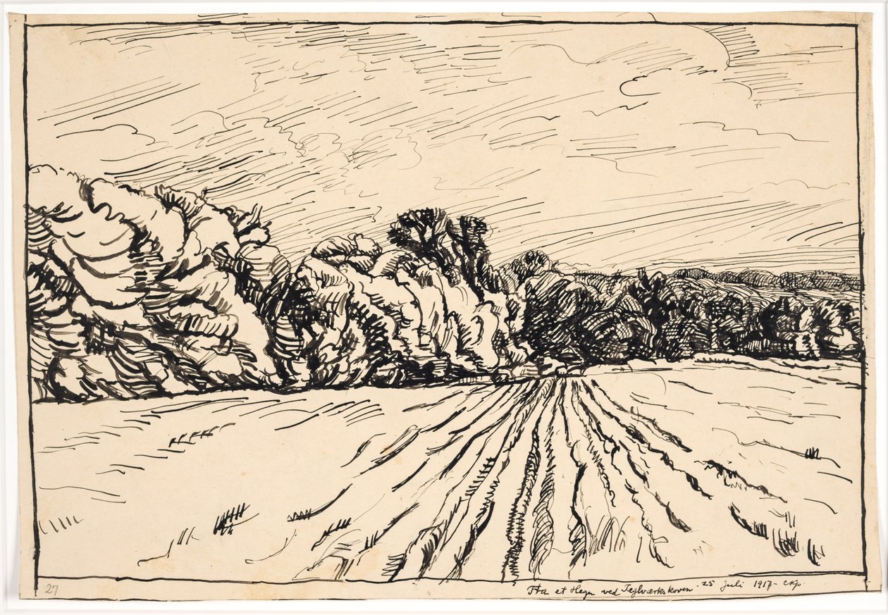 Paisagem de Funen de Christian Kongstad Petersen