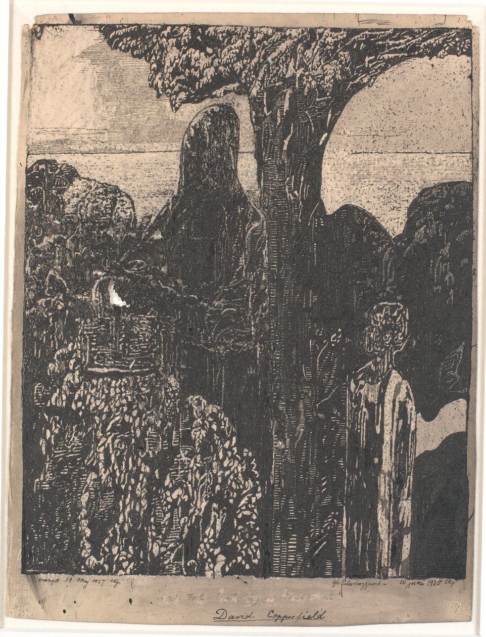 Procura sua tia, Miss Betsey Trotwood, Dover. de Christian Kongstad Petersen