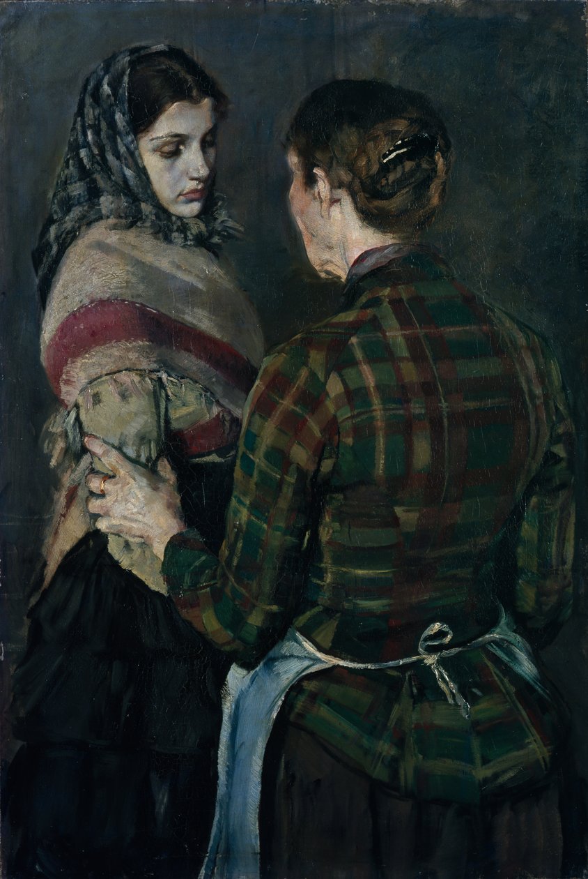 Um aviso (pintura) de Christian Krohg