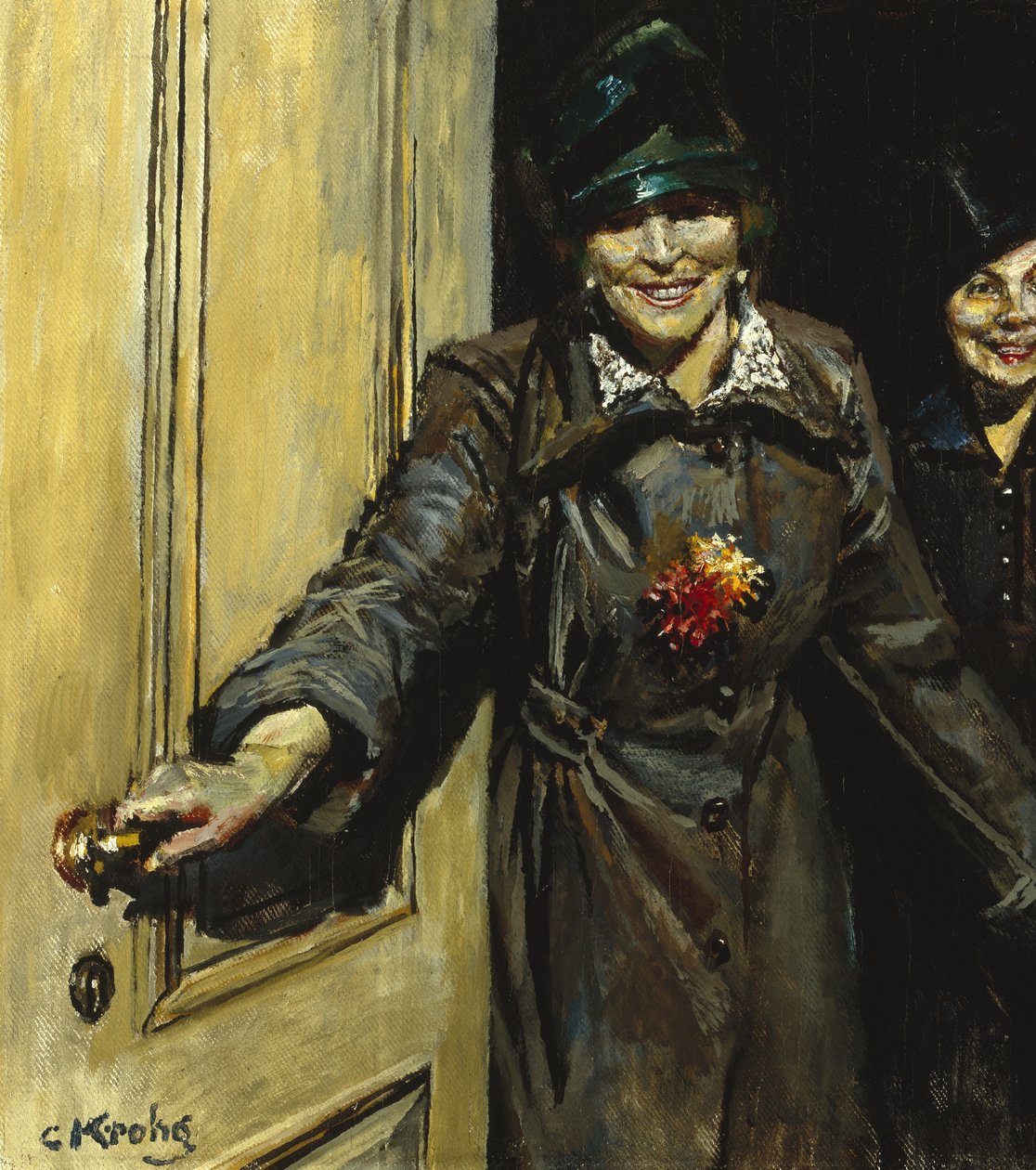 Aqui vamos nós (óleo sobre tela) de Christian Krohg
