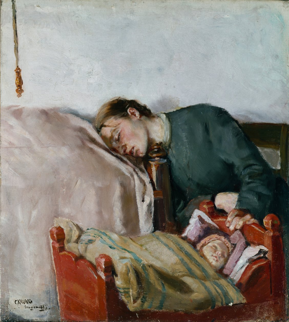 Mãe e filho de Christian Krohg