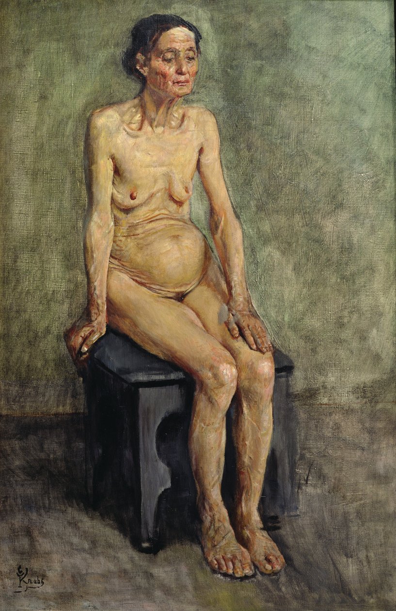 Esposa Velha de Christian Krohg