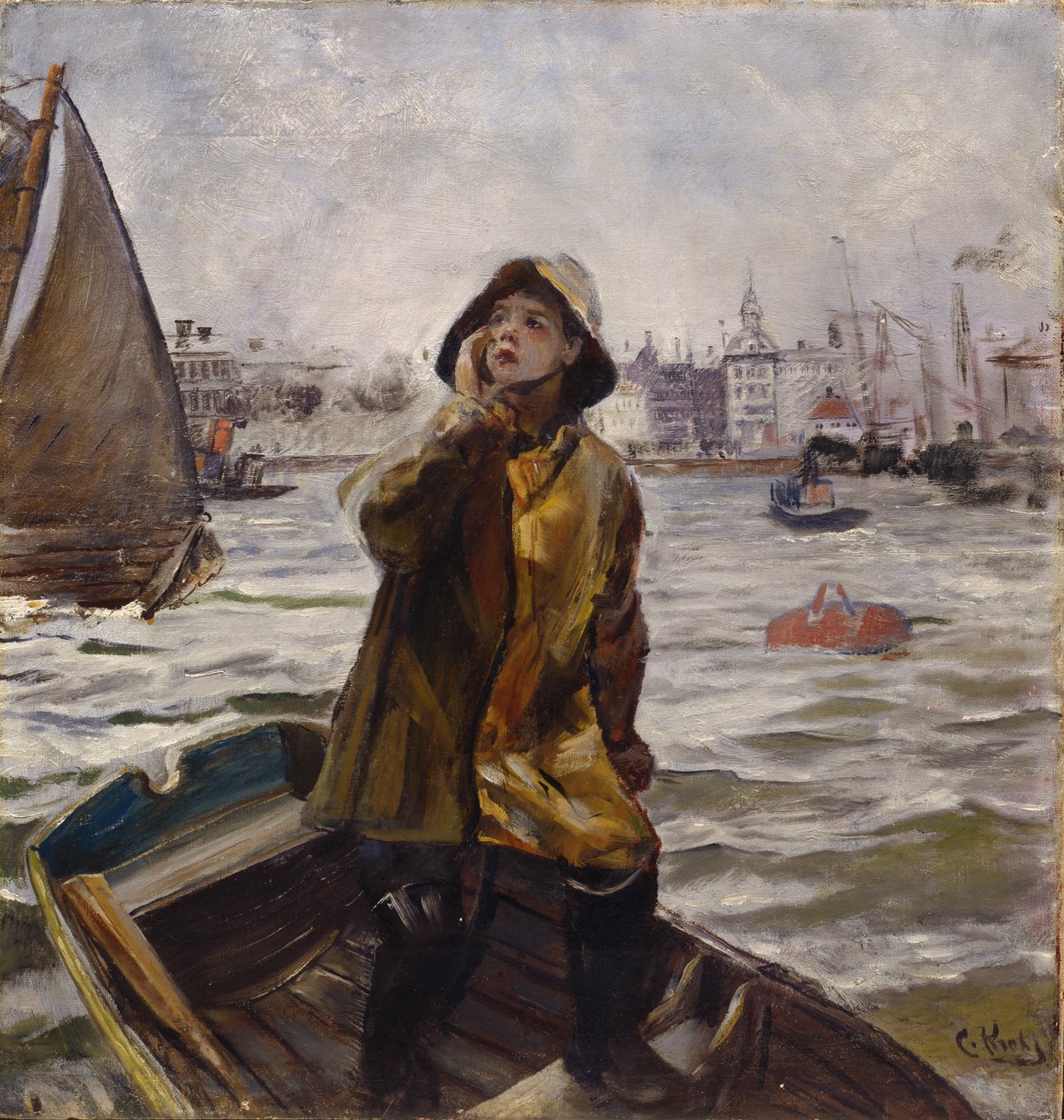 Piloto, Bergens Bay de Christian Krohg