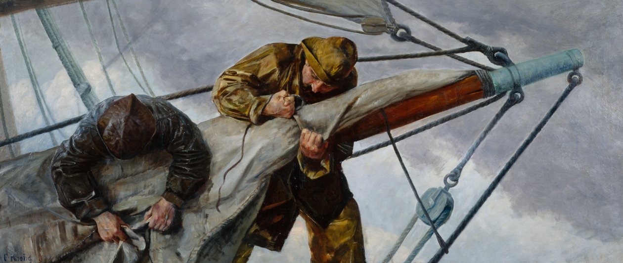 Recifes nas velas de Christian Krohg