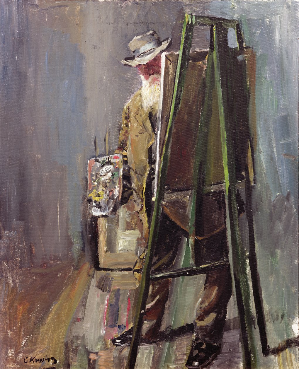 Auto-retrato de Christian Krohg