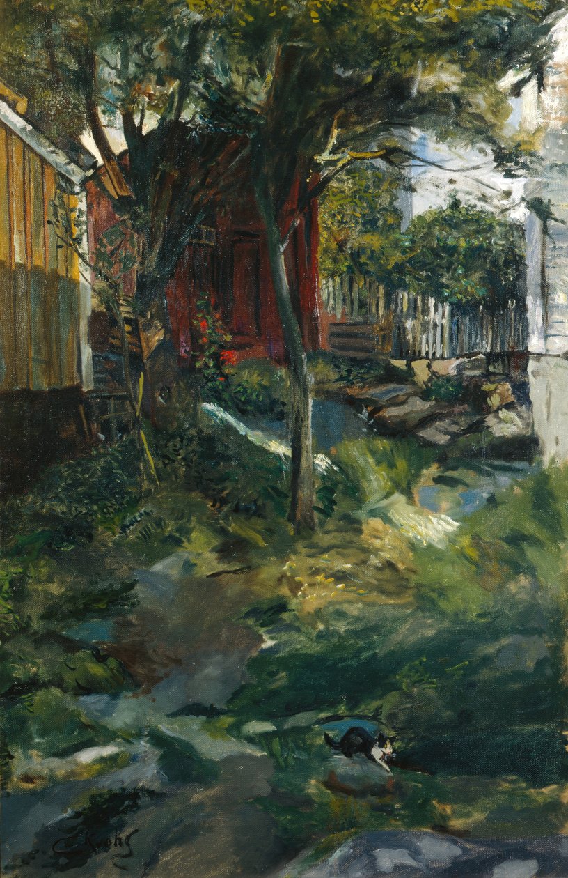 Rua em Brekkestø de Christian Krohg