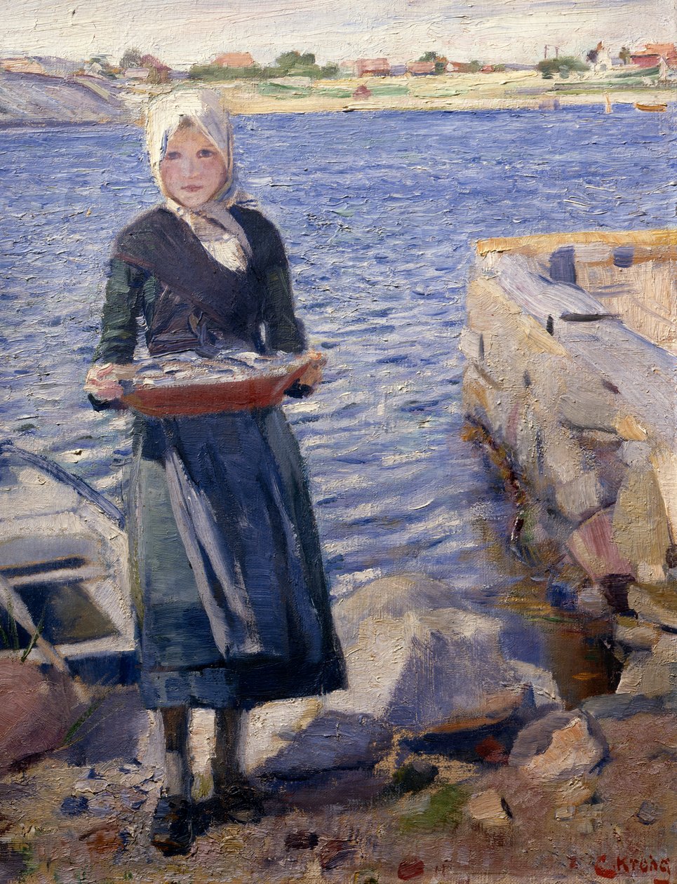 Luz do sol de Christian Krohg