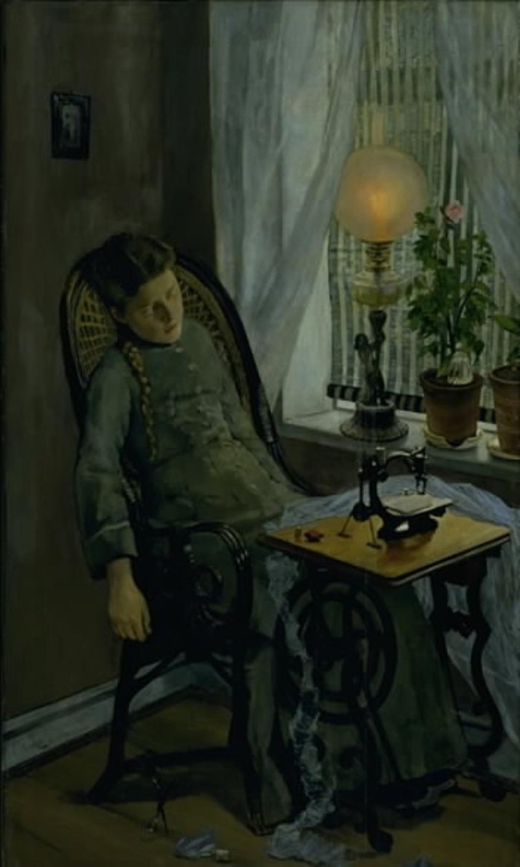 A costureira de Christian Krohg
