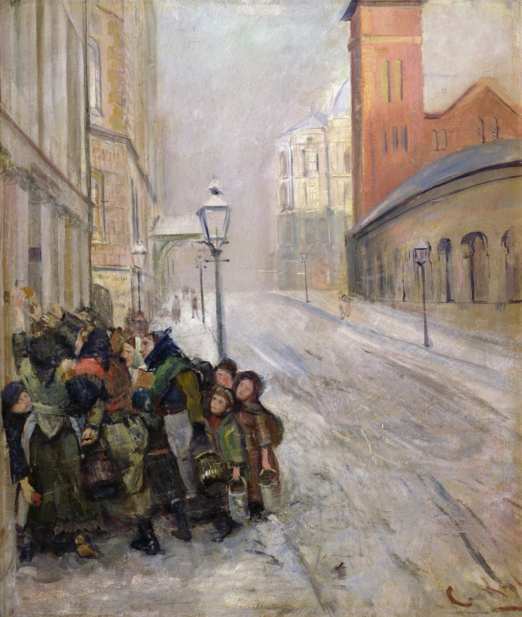 A batalha pela sobrevivência de Christian Krohg