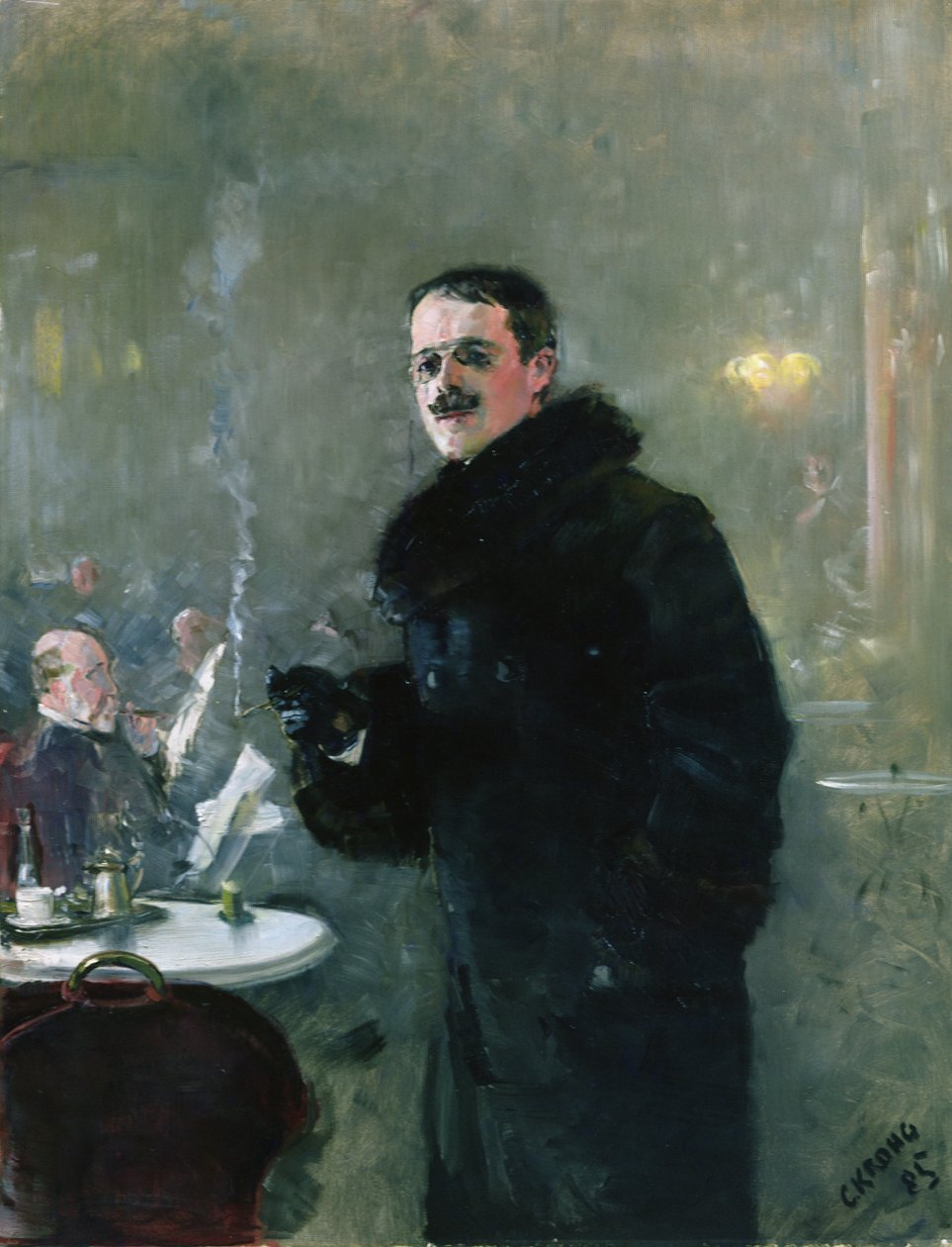 O pintor Gerhard Munthe de Christian Krohg