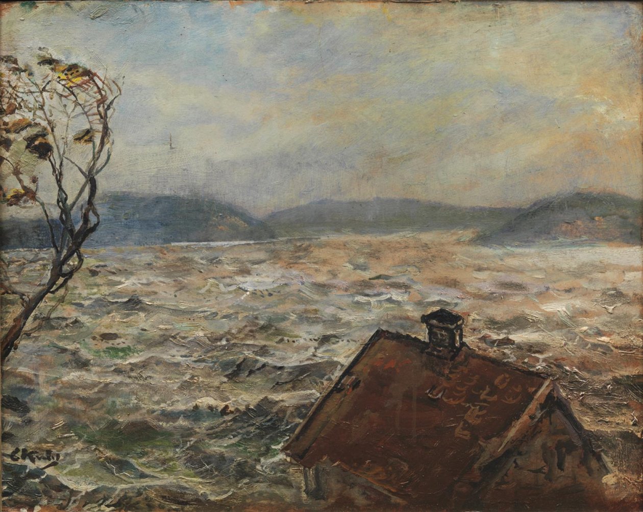 Vista de Bjelkeviken de Christian Krohg