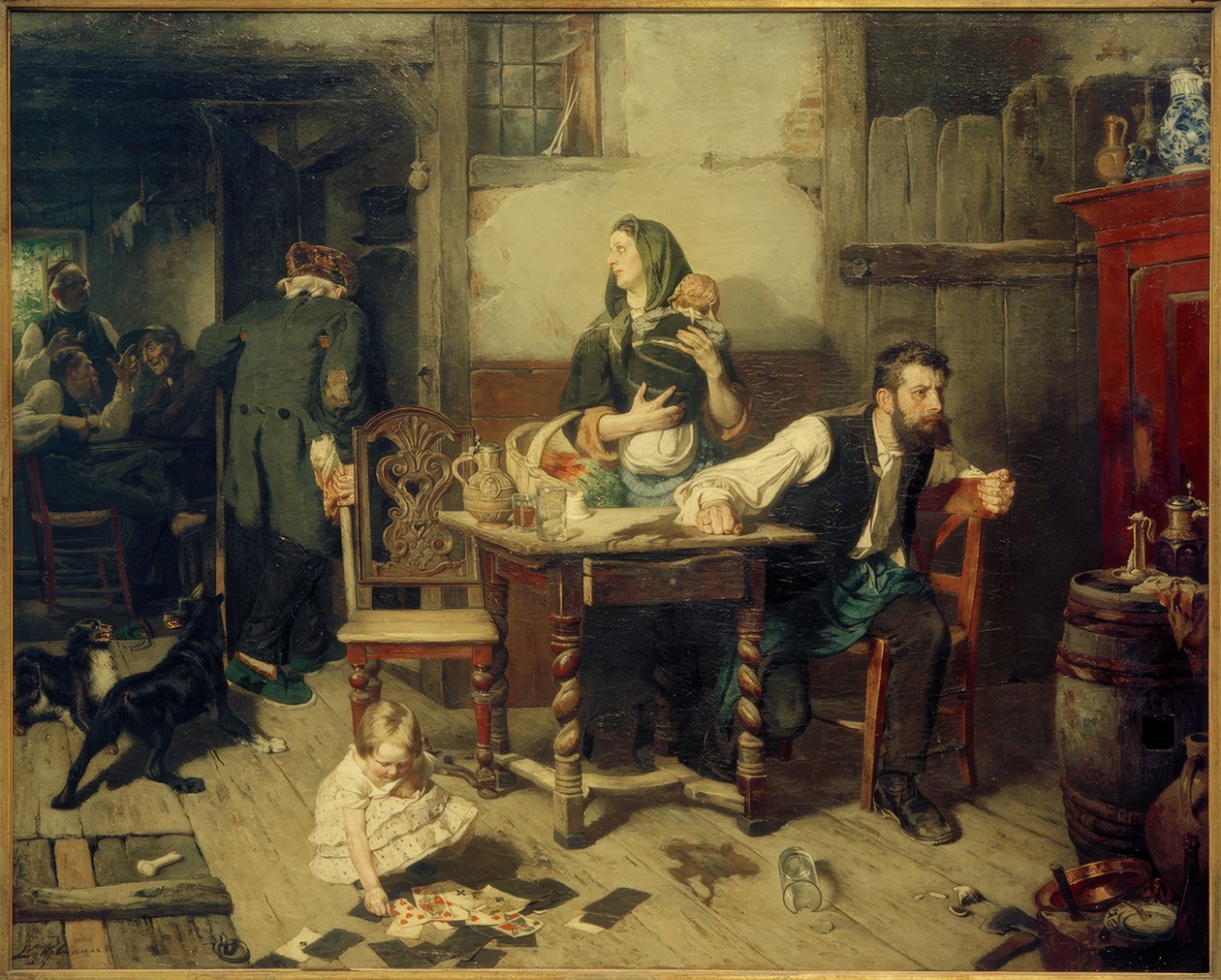 Ch. L.Bokelmann, Para o dia brilhante (Os jogadores) de Christian Ludwig Bokelmann