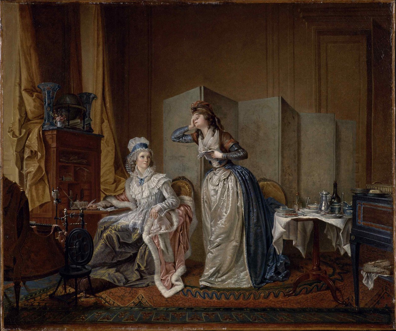 A má notícia, 1794. de Christian Marie Colin De La Biochaye