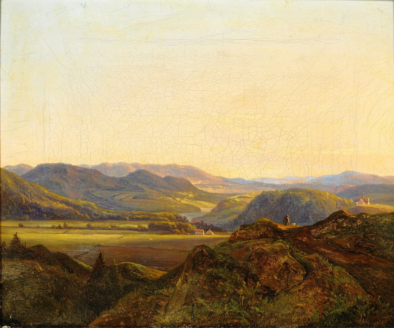 De Hardanger, na Noruega, verão de Christian Morgenstern