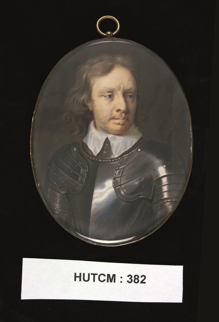 Oliver Cromwell, c.1698-30 (aquarela) de Christian Richter