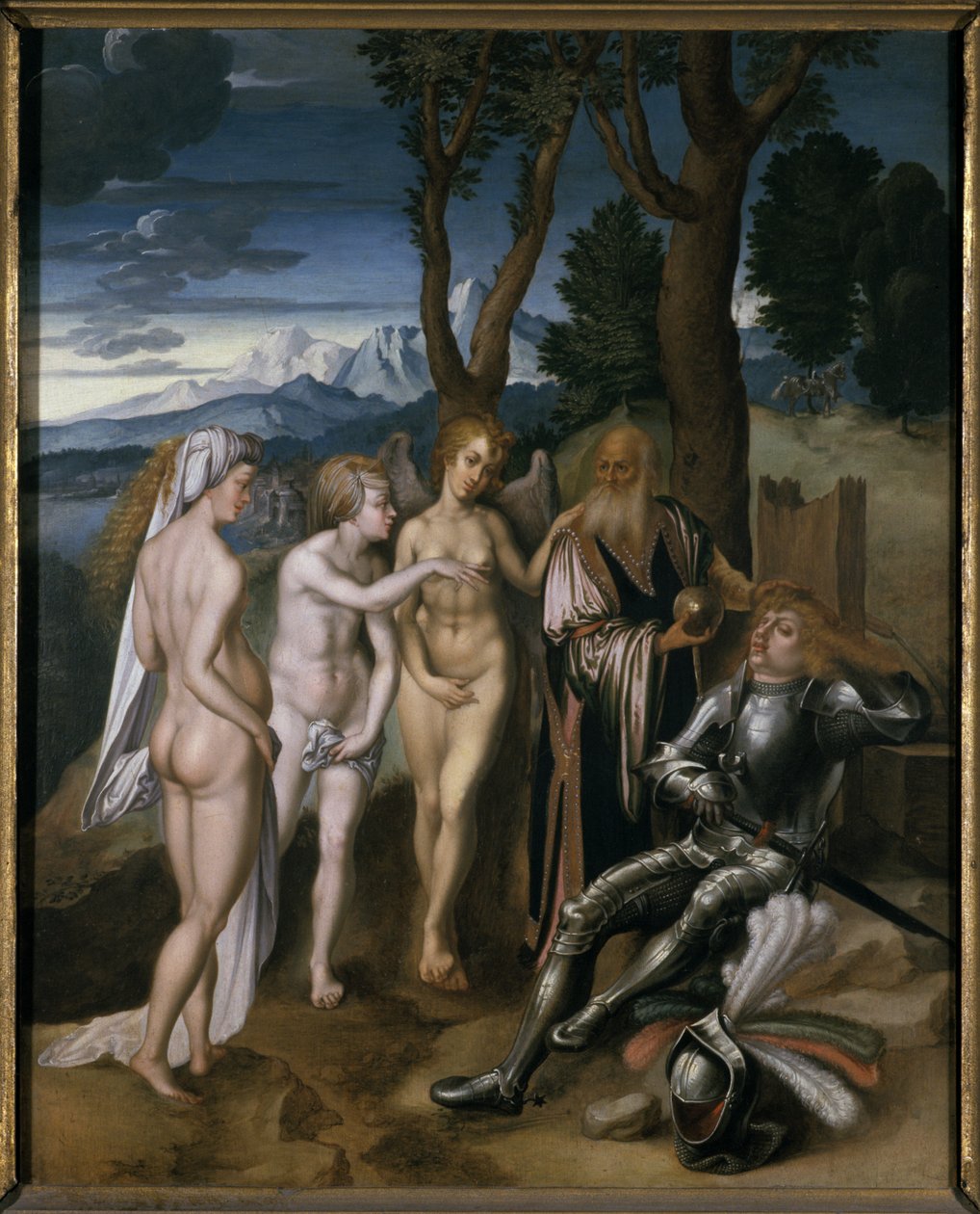 O julgamento de Paris, c.1620 de Christian Richter