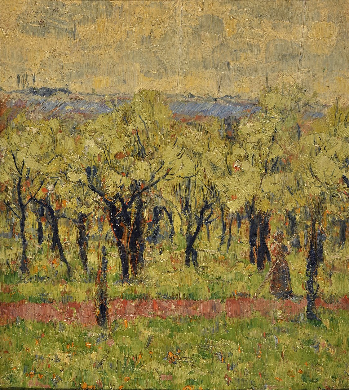 Pomar em flor de Christian Rohlfs