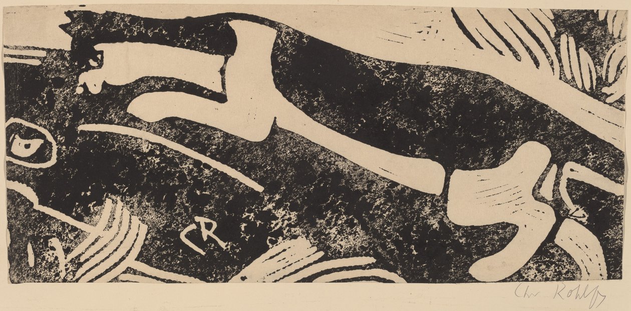 Gato e rato de Christian Rohlfs
