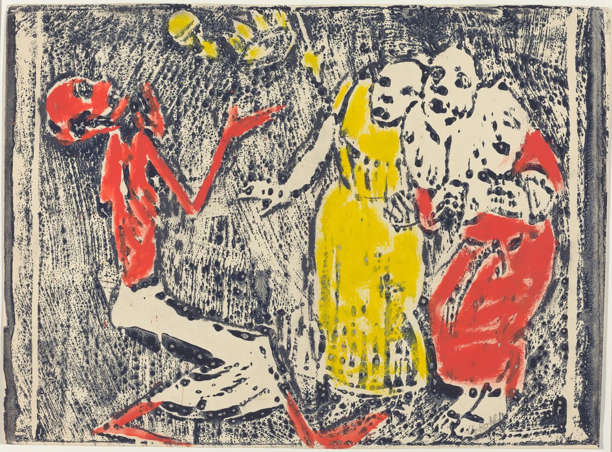 Morte como malabarista, 19181919. de Christian Rohlfs
