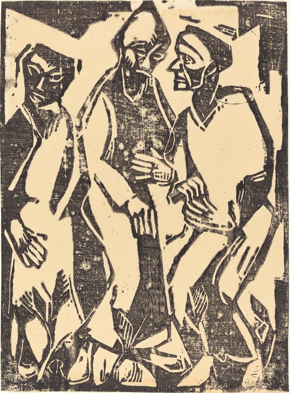 Conselho de deliberação, 1913. de Christian Rohlfs