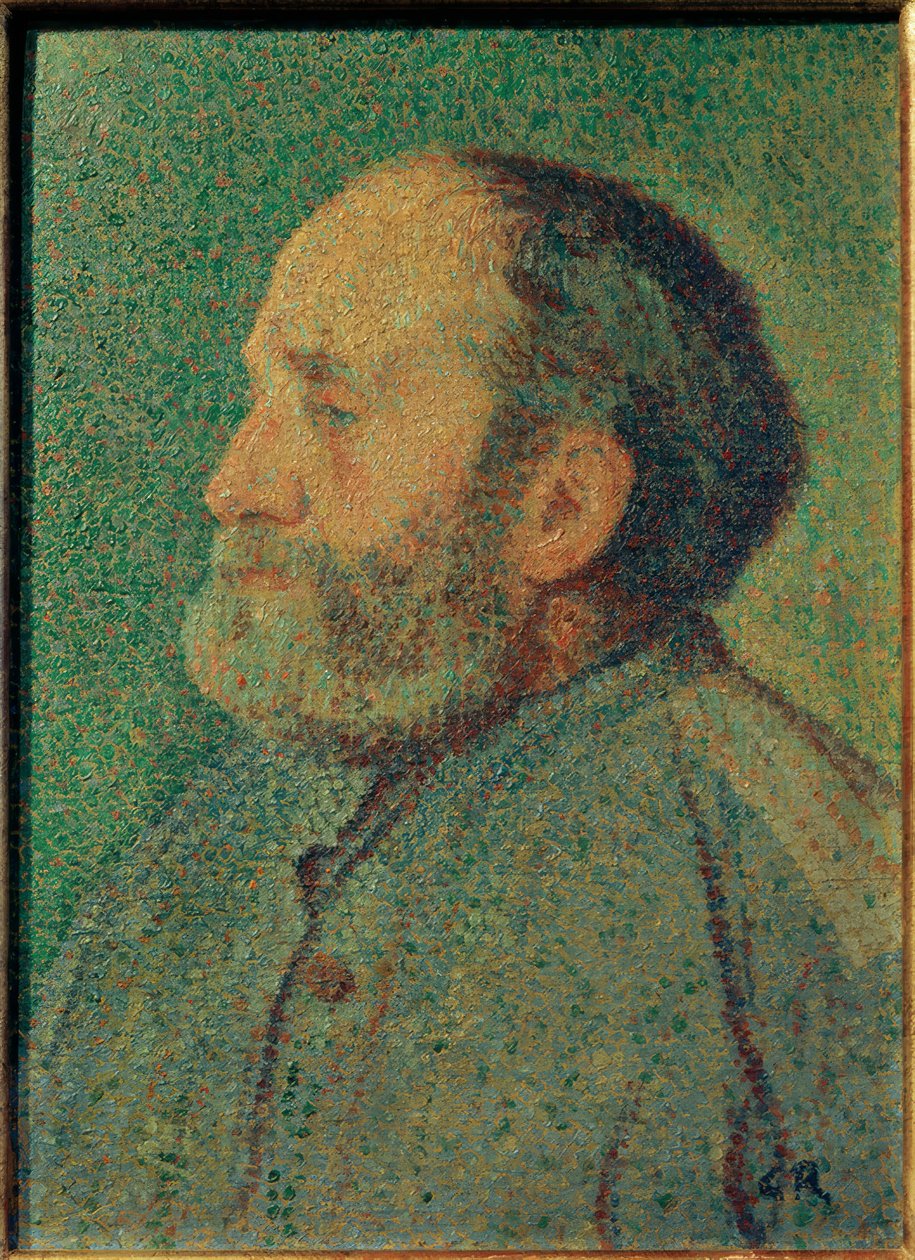Retrato de um homem barbudo de Christian Rohlfs