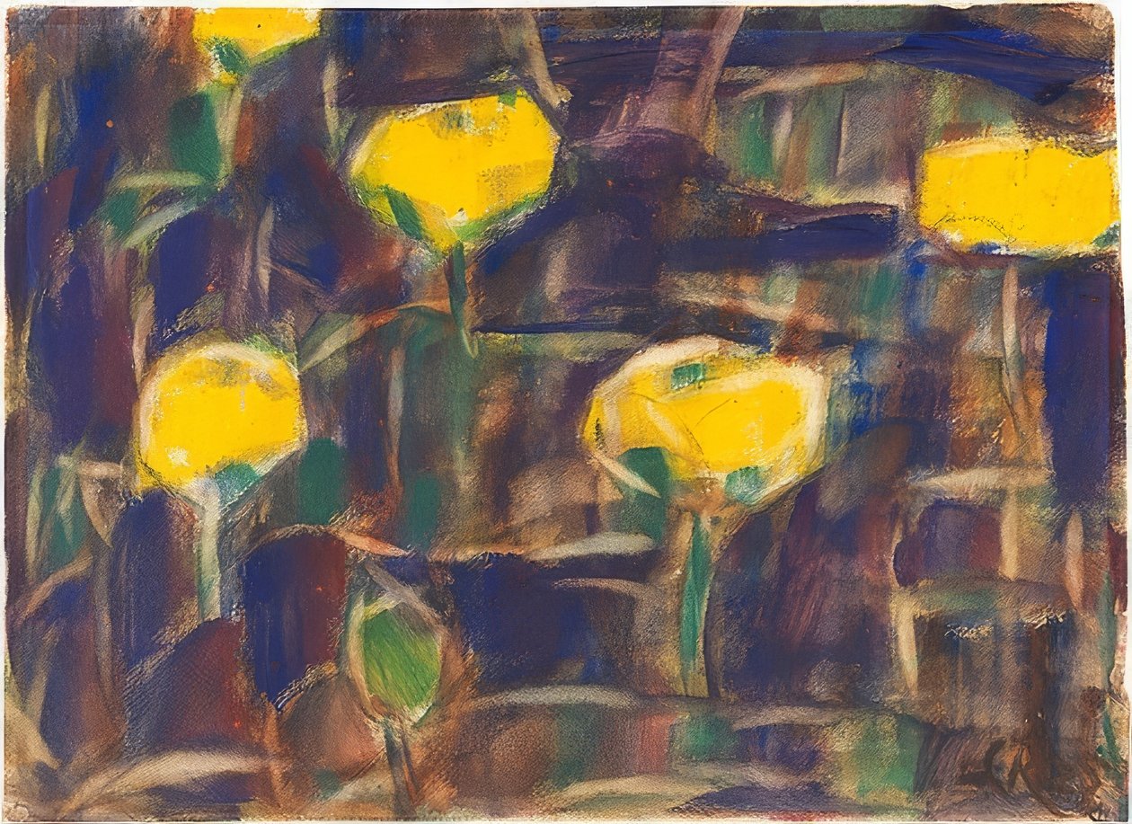 Nenúfares. 1925 de Christian Rohlfs