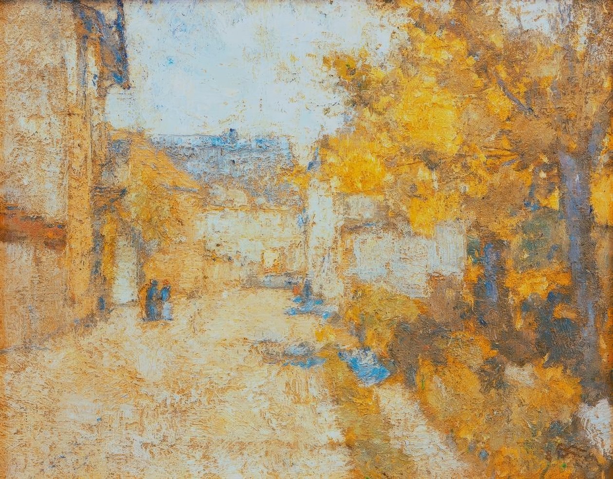 Rua em Weimar (beco em Ehringsdorf) de Christian Rohlfs
