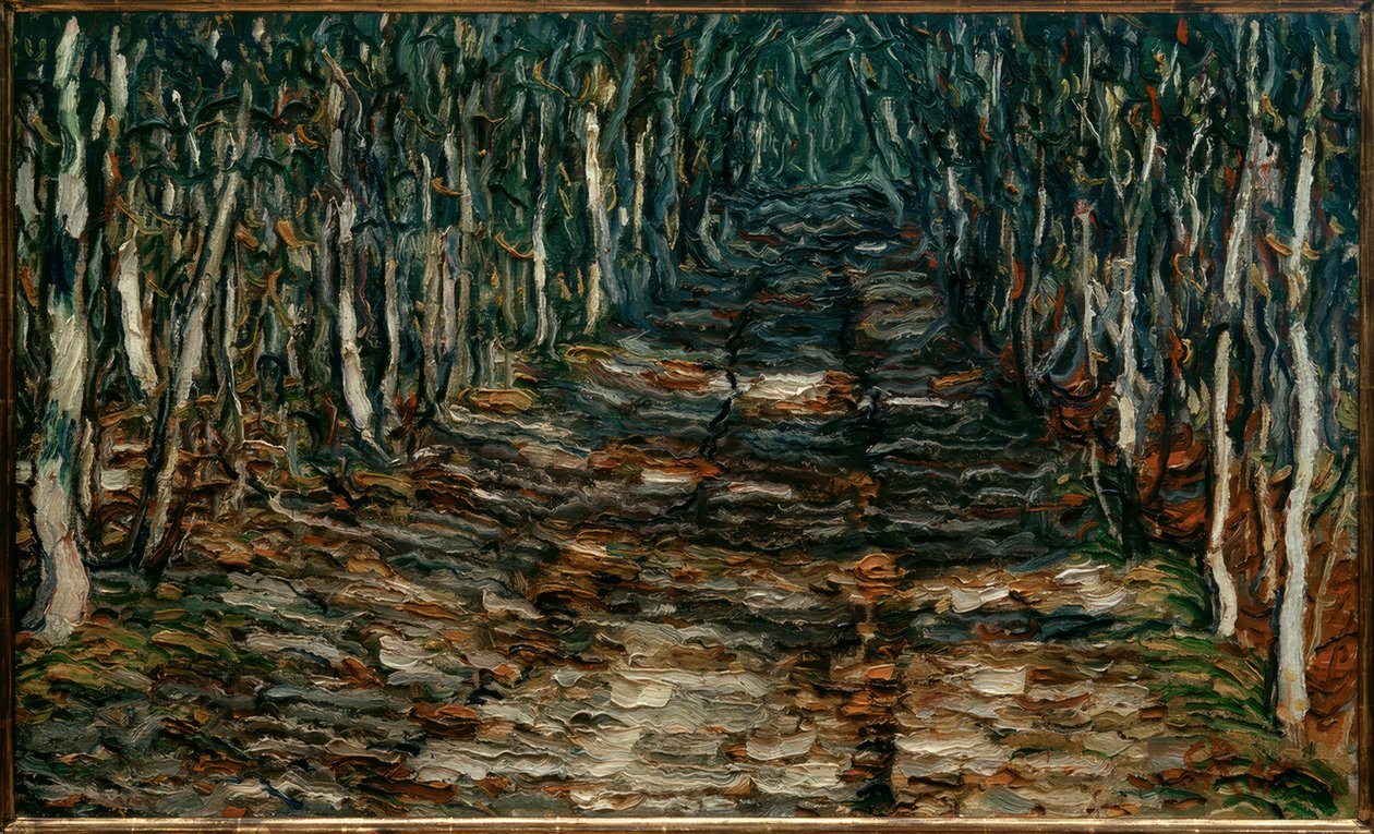 Estrada da floresta para Erling de Christian Rohlfs