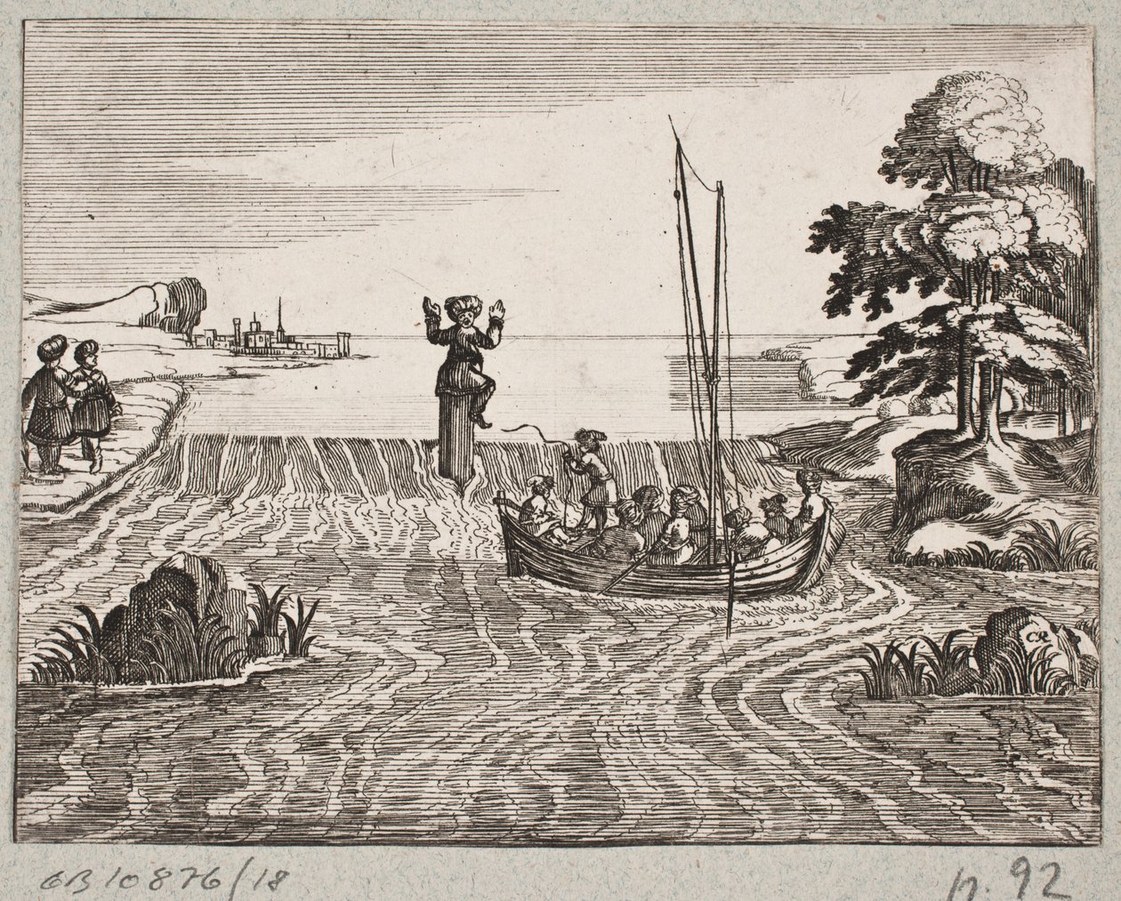Ilustração de Adam Olearius, “Persian Rosenthal por um engenhoso poeta Schich Saadi […]”, Schleswig 1660 de Christian Rothgiesser