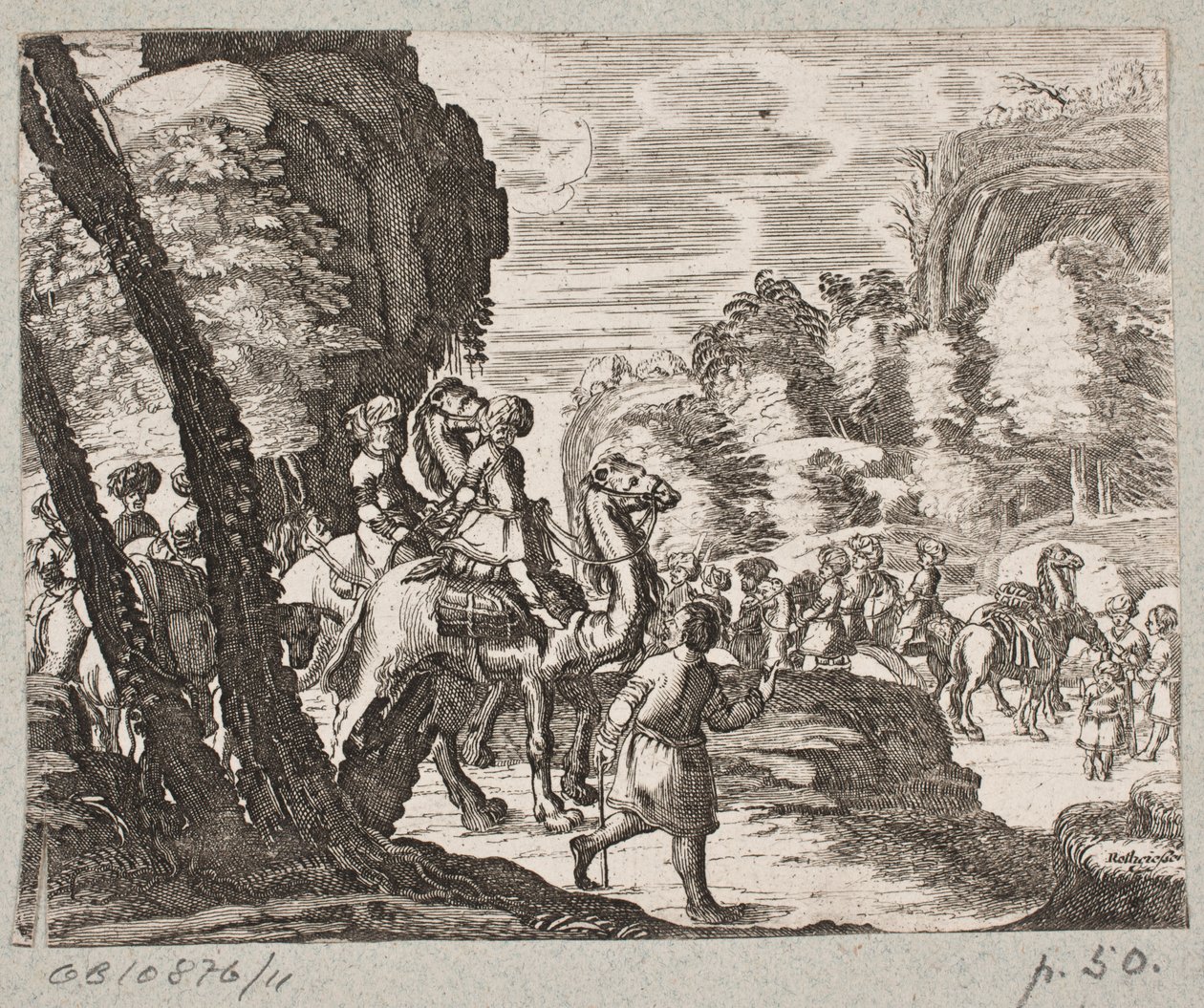 Ilustração de Adam Olearius, “Persian Rosenthal por um engenhoso poeta Schich Saadi […]”, Schleswig 1660 de Christian Rothgiesser