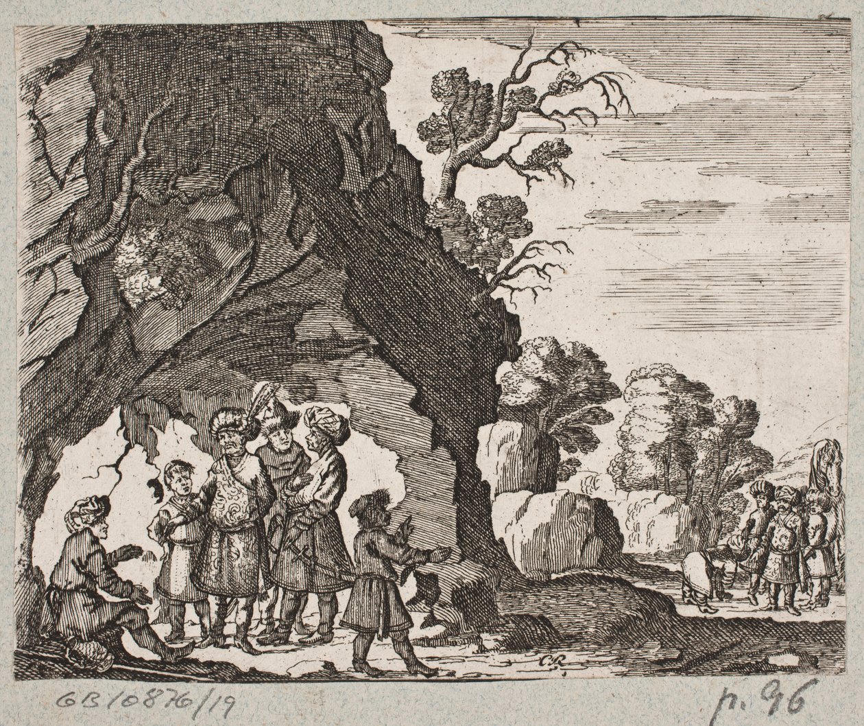 Ilustração de Adam Olearius, “Persian Rosenthal por um engenhoso poeta Schich Saadi […]”, Schleswig 1660 de Christian Rothgiesser